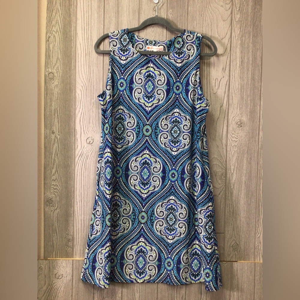 Jude Connally Sleeveless Shift Dress | Preppy Chic | EUC | Sz S